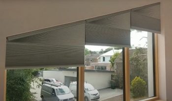 Sloping Duette Blinds