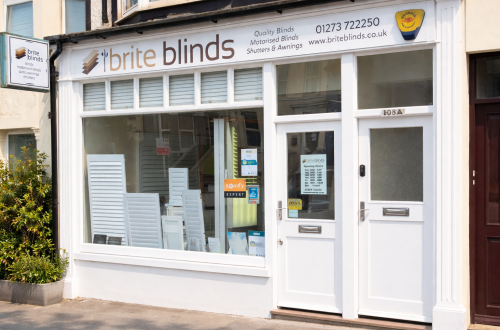 Brite Blinds at 108 Trafalgar Road in Portslade